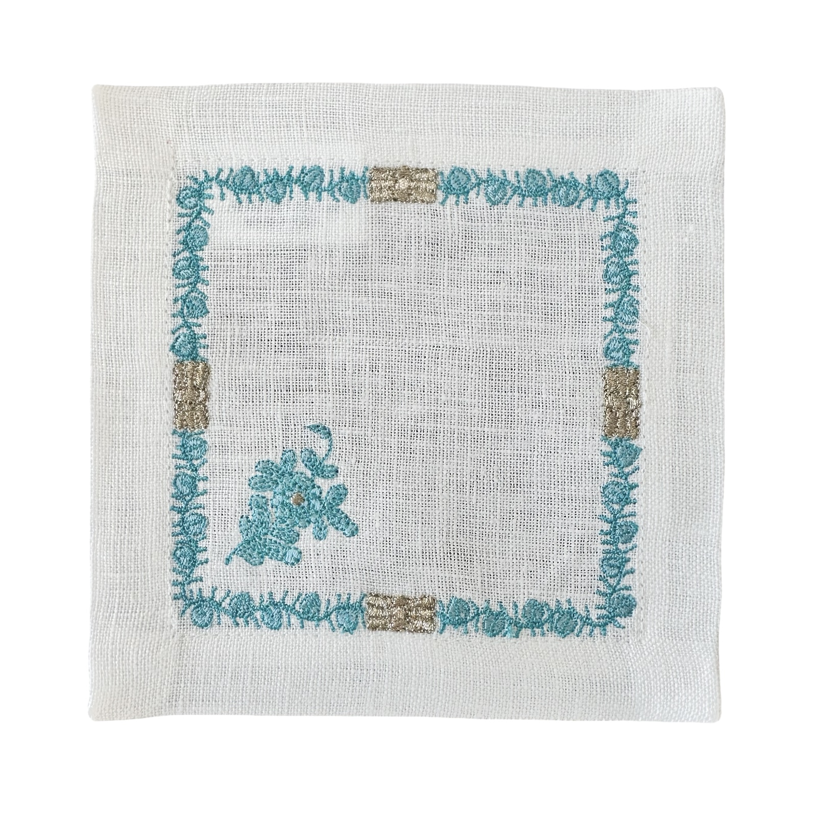 Herend Model Turkuaz Kokteyl Peçete 